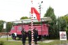 Uroczyste przekazanie samochodów pożarniczych w KP PSP w Przasnyszu